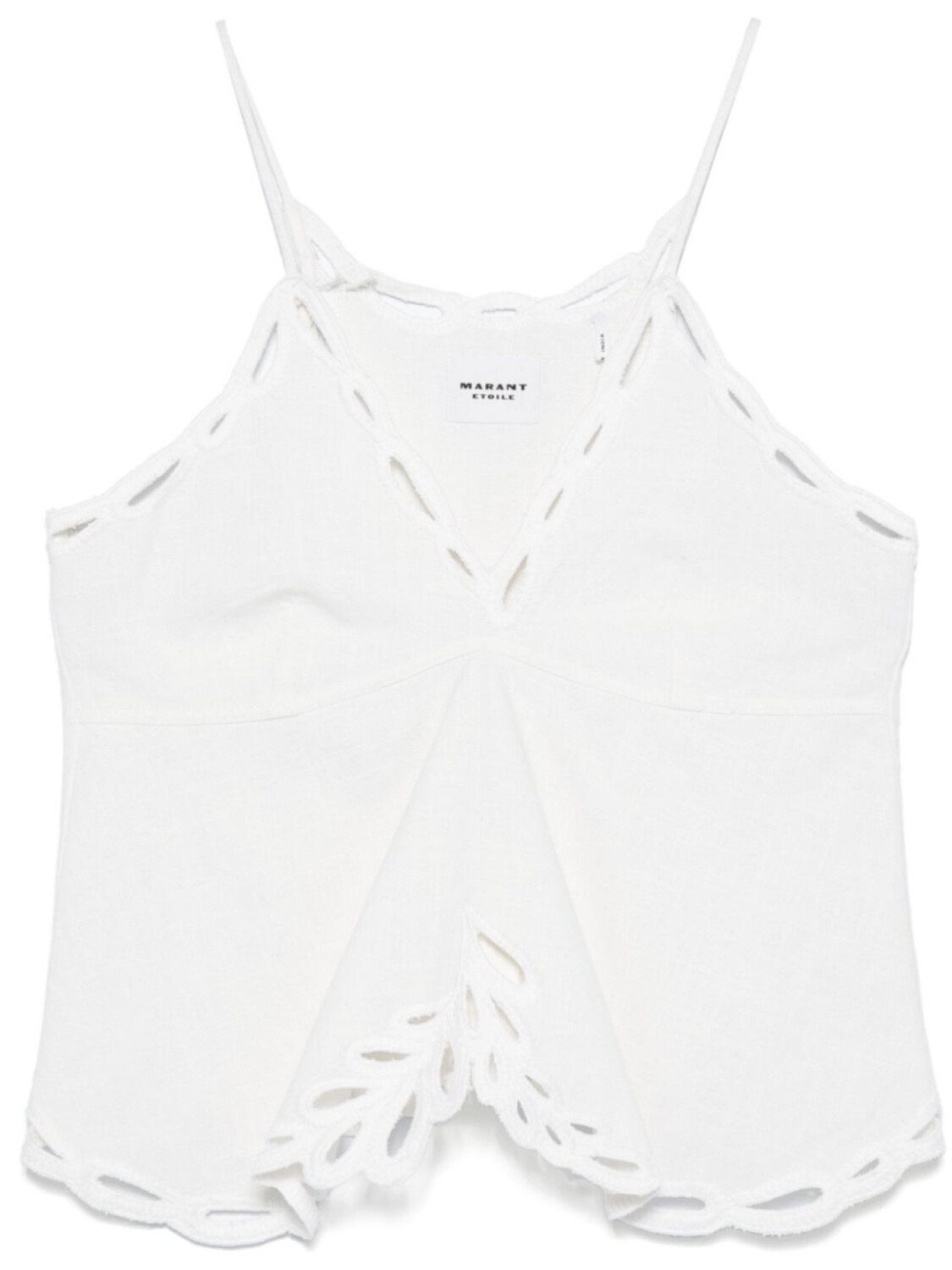 

MARANT ÉTOILE топ Tomeki без рукавов, белый