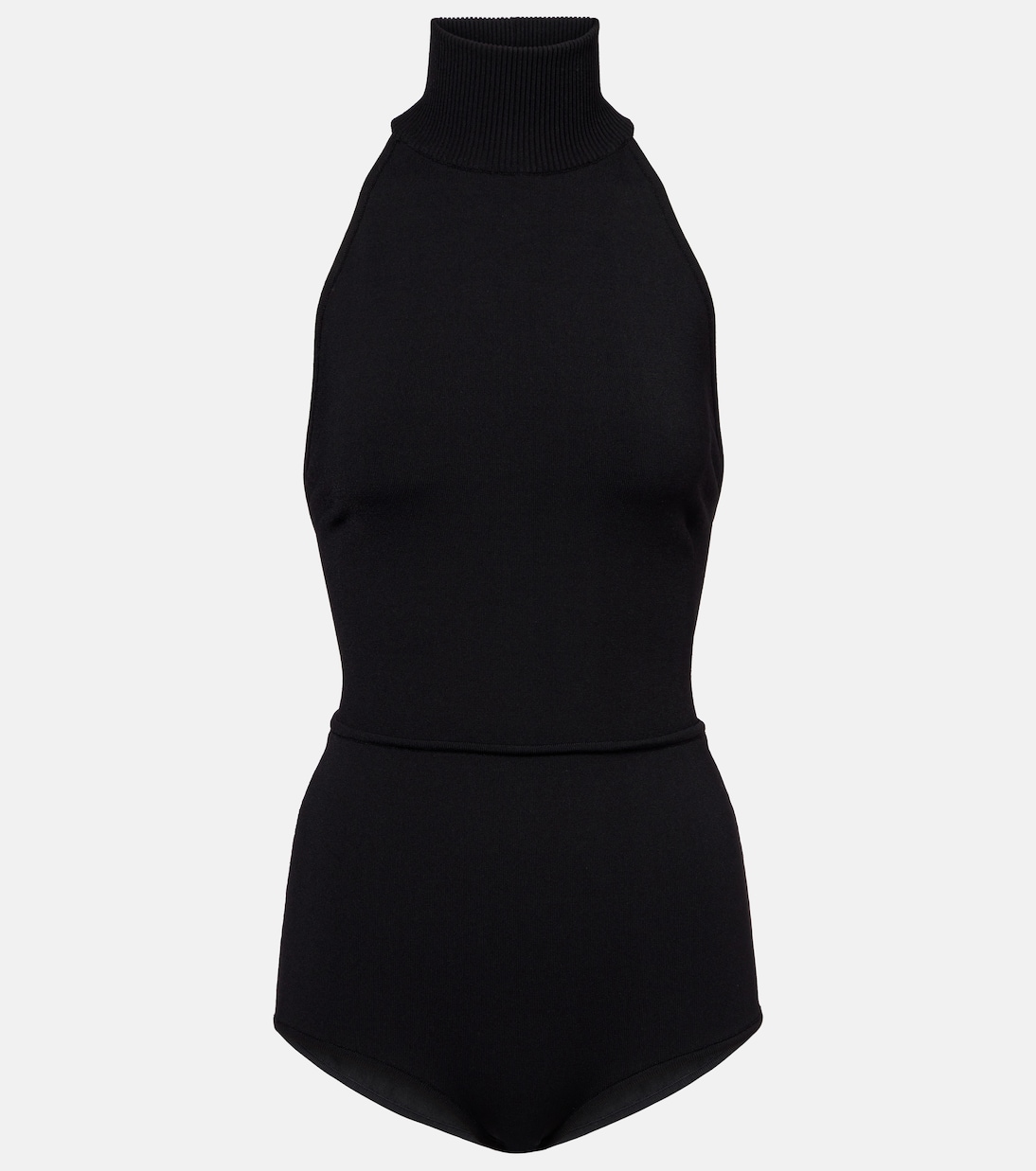 

Апиджео вязаный водолазный боди Max Mara, Solido Nero