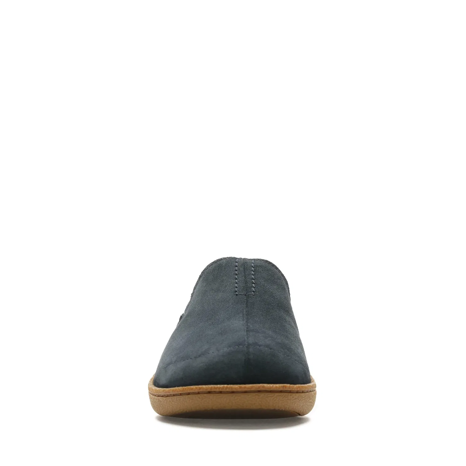 Домашние тапочки-мокасины на синтетическом меху Clarks, синий — фото 3
