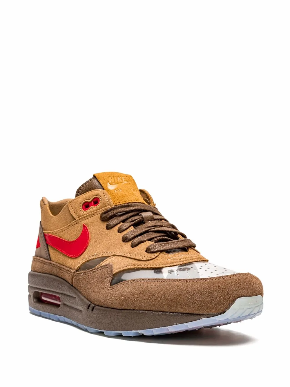 Кроссовки Air Max 1 со вставками Nike, коричневый — фото 2