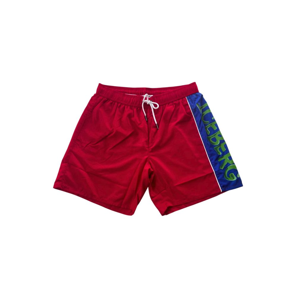 

Красные полиэстер мужской плавки Iceberg, Red
