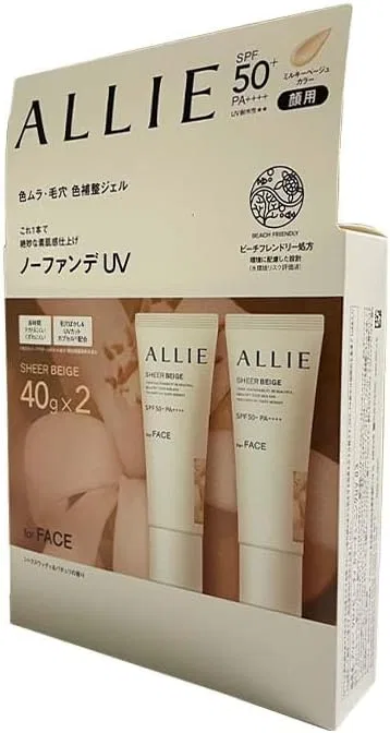 Набор для ухода за кожей Chrono Beauty Color Tuning UV03 SPF50+ PA++++, 40 г x 2 шт, без бренда
