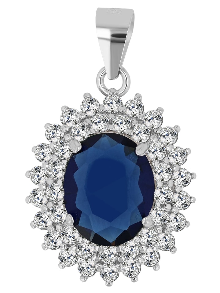 

Adeliás Женский кулон из серебра 925 пробы с кубическим цирконием в серебряной оправе