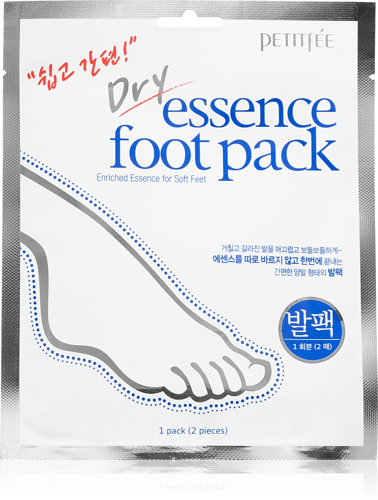 

Увлажняющая маска для ног Dry Essence Foot Pack Petitfée, 2 шт