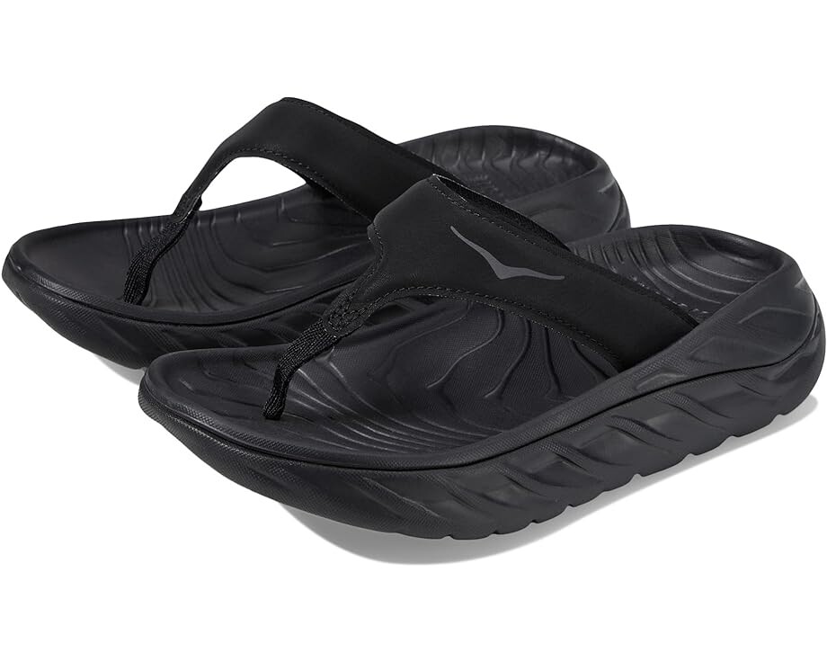 

Сандалии Hoka Women's Ora Recovery Flip, черный