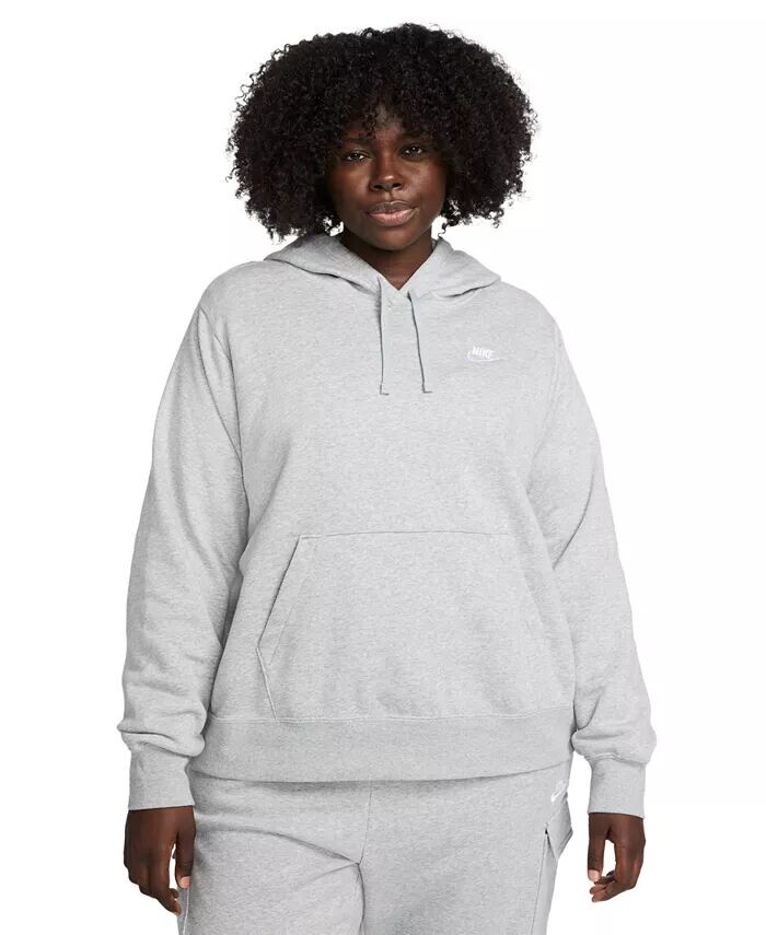 

Толстовка с капюшоном из флиса Plus Size Active Sportswear Club Nike, фиолетовый
