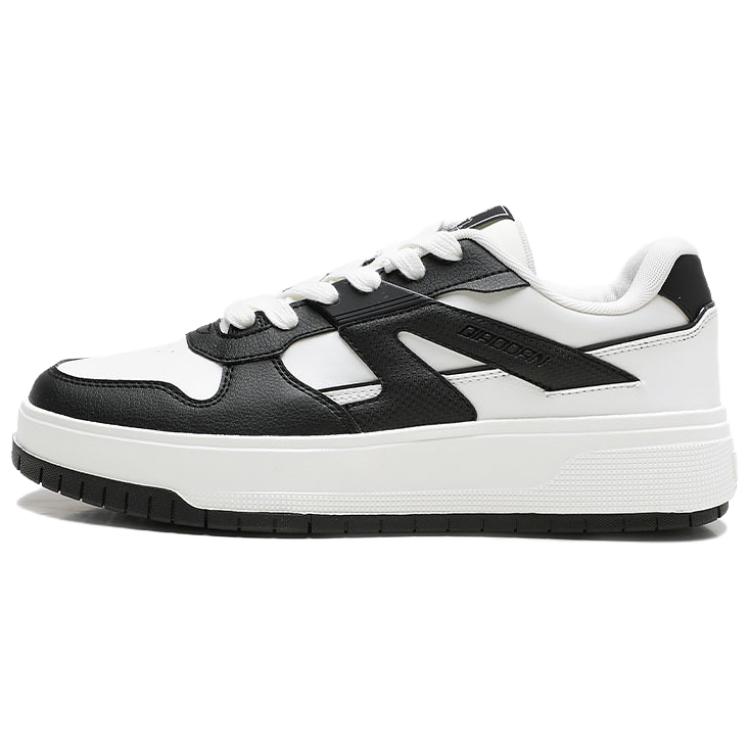 

QIAODAN Сухие, нескользящие, износостойкие, низкие, мужские, кроссовки для скейтбординга, белые, черные