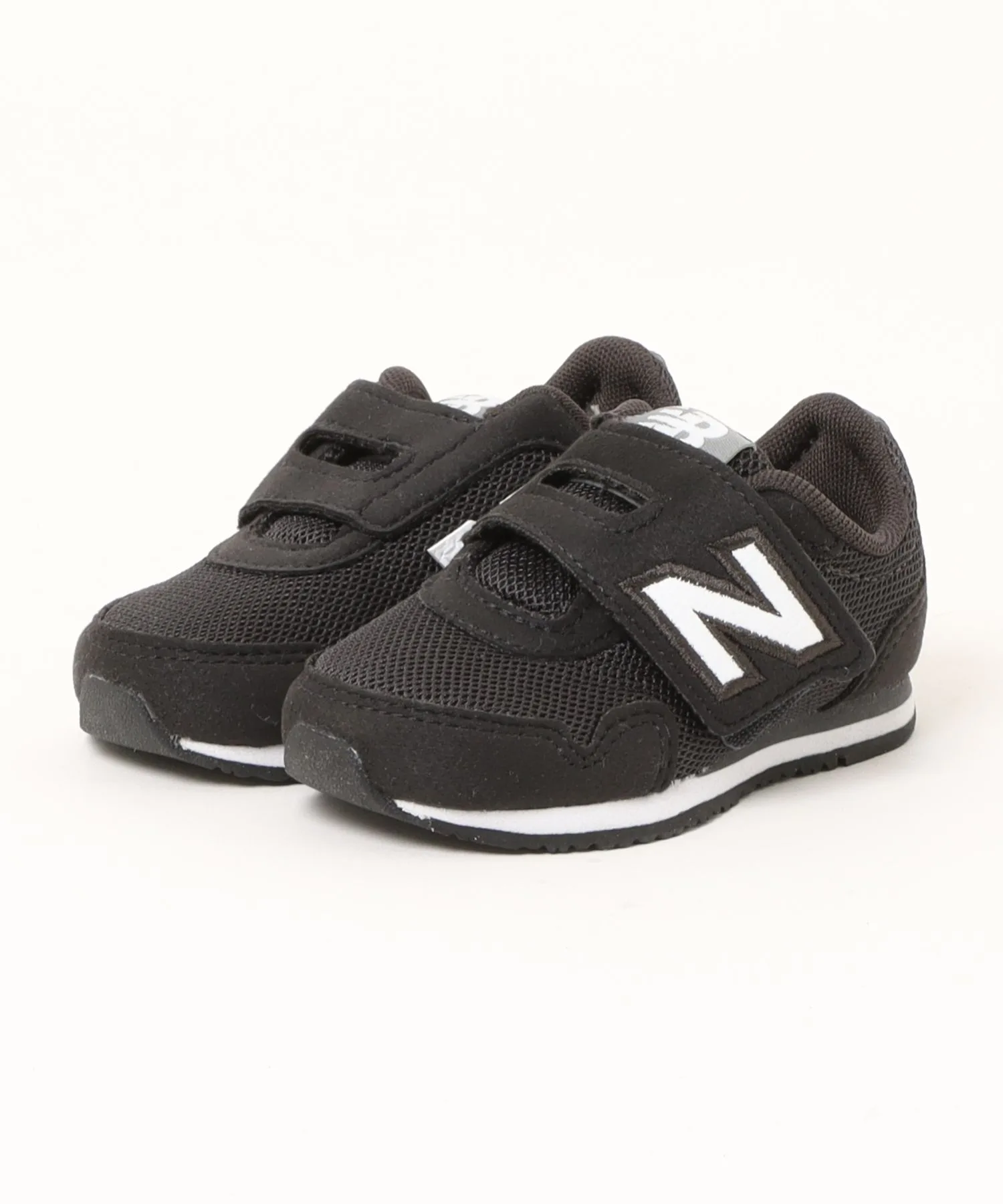 Детские кроссовки с липучкой New Balance IV323 чёрные