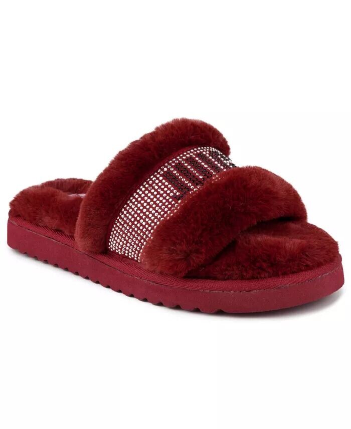 

Женские слипоны Halo из искусственного меха Juicy Couture, красный