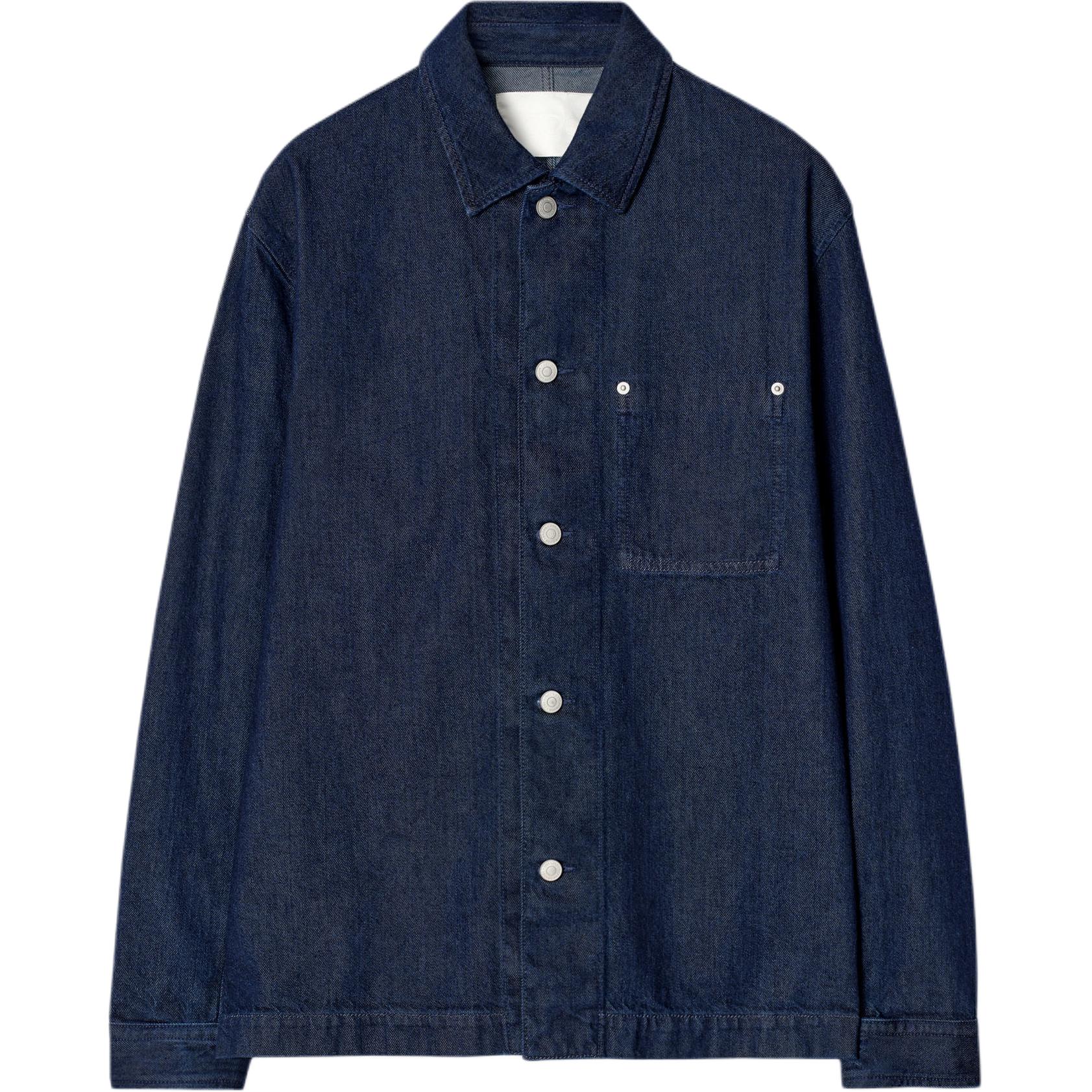 

COS Мужская рубашка темно-синего цвета