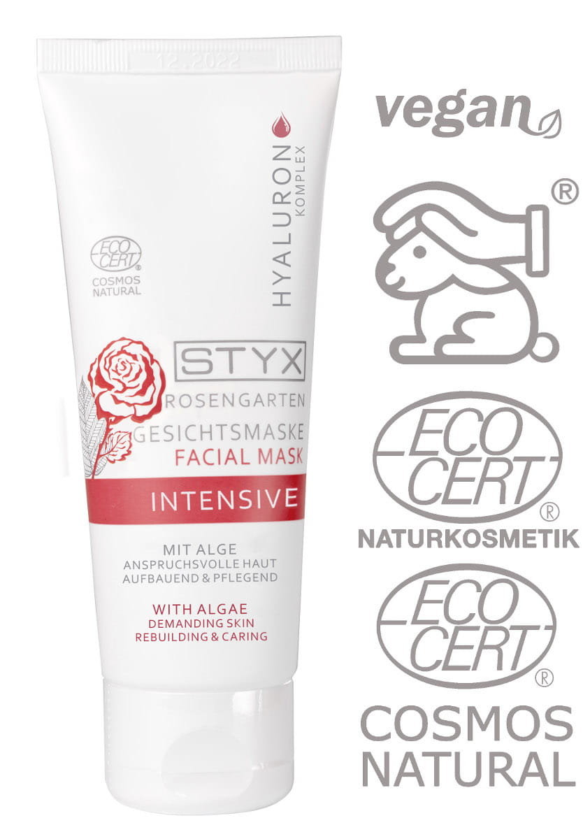 

Маска для лица с гиалуроновым комплексом - Rosengarten Intensive - Styx Naturcosmetic - 70 мл