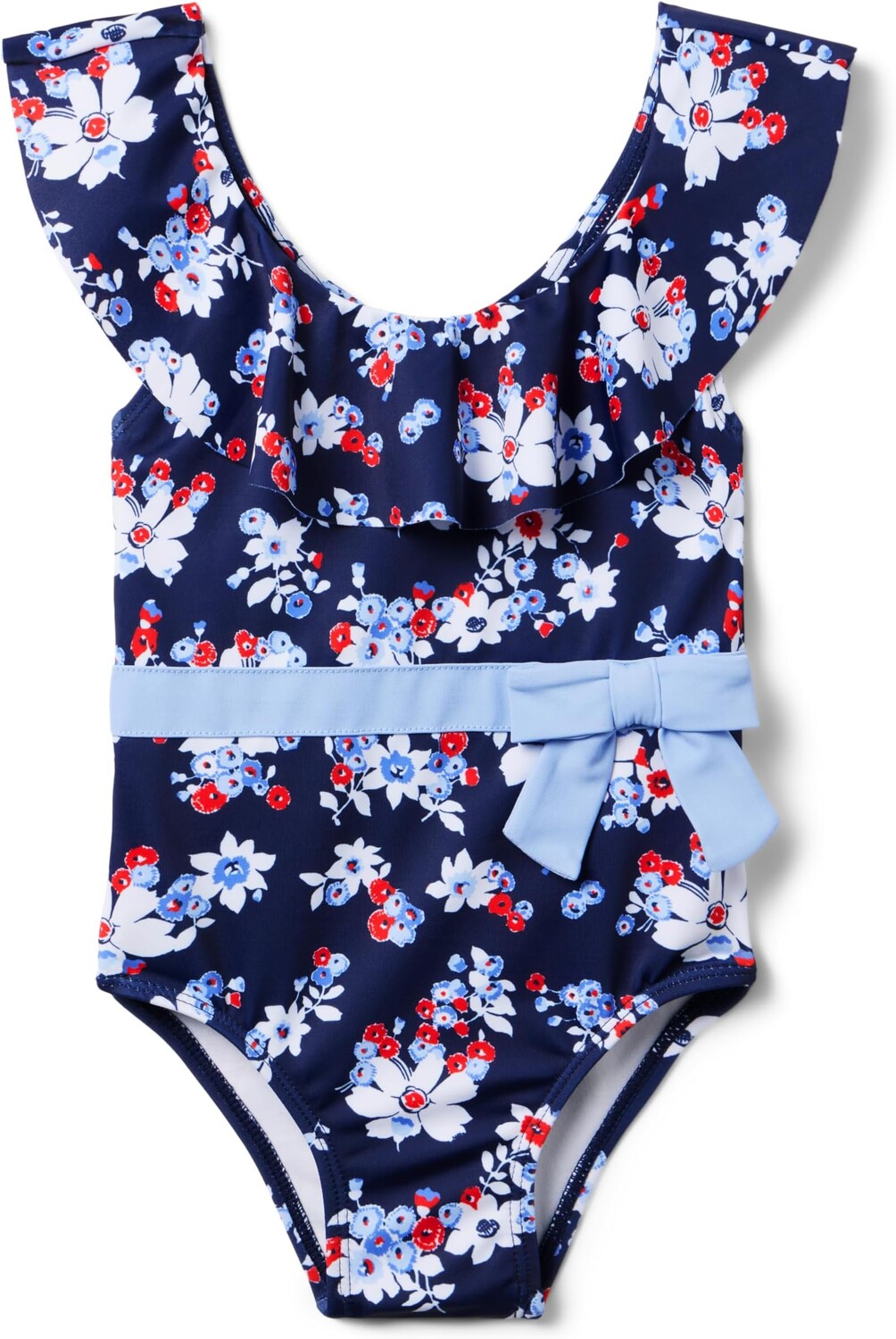 

Купальник Janie and Jack Floral Print One-Piece Swimsuit, цвет Multicolor