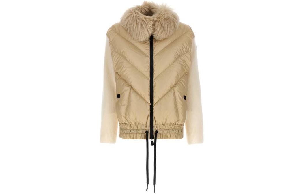 

Moncler Grenoble Кардиган с панелями и кулиской, White