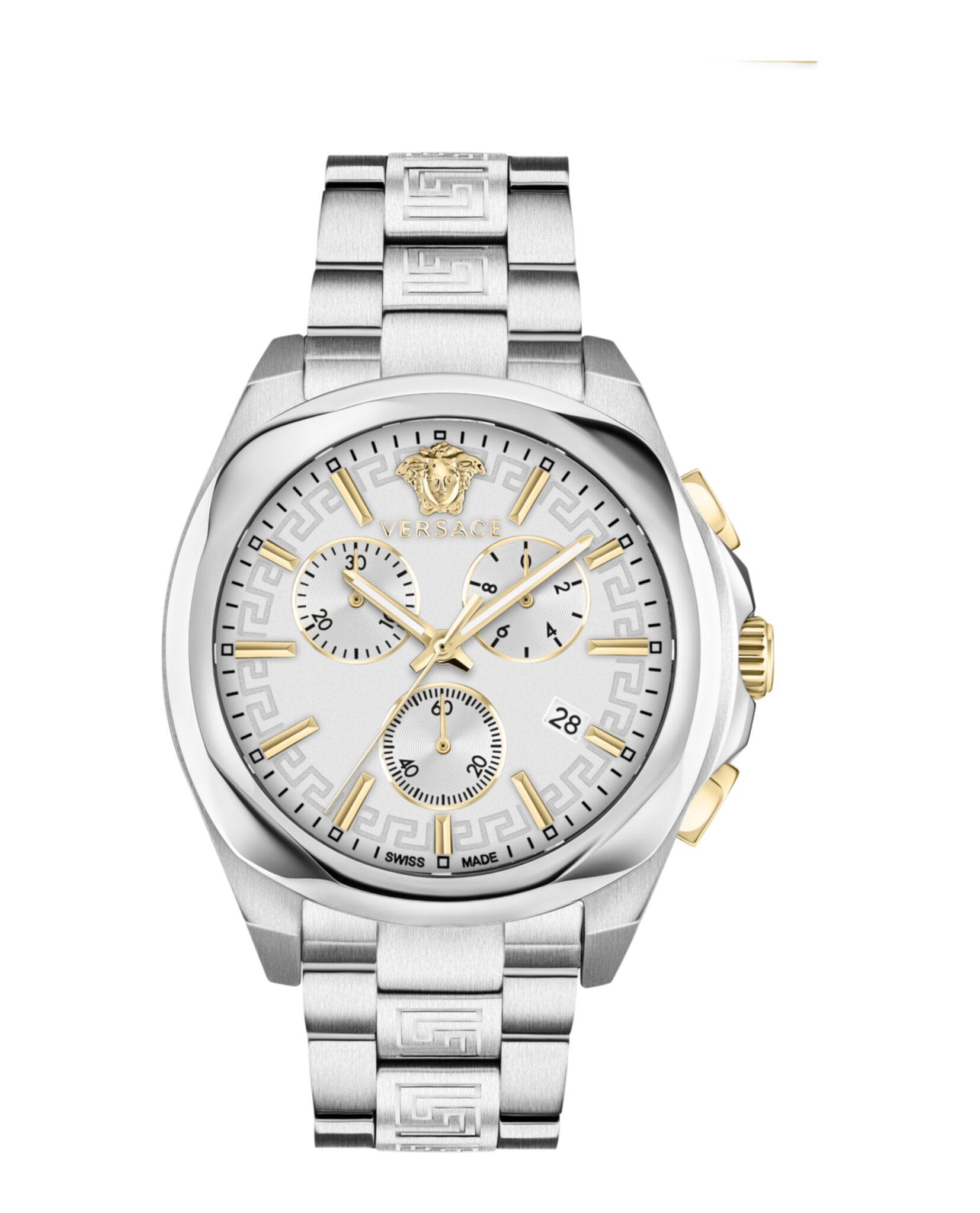 

Часы Medusa Chrono Versace, цвет silver/stainless steel/silver