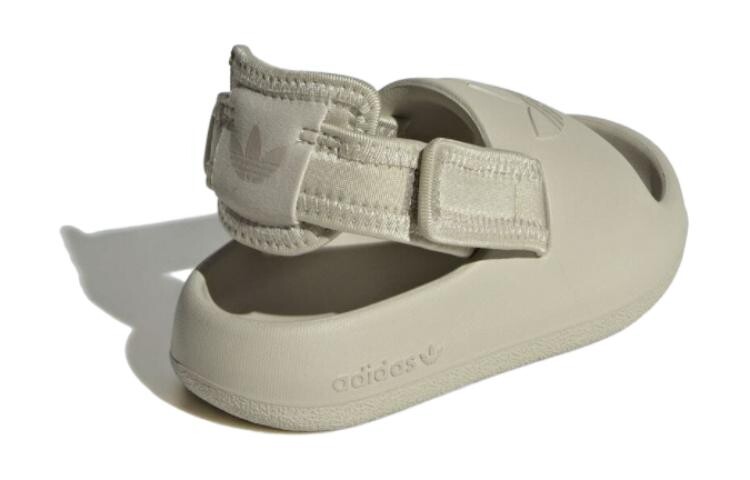 AdiFOM Q Детские тапочки для детей Adidas Originals, серый — фото 4