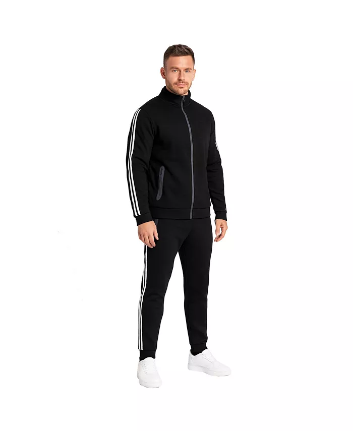 

Мужской комплект из 2 предметов: худи и джоггеры из флиса Tech Galaxy By Harvic, черный