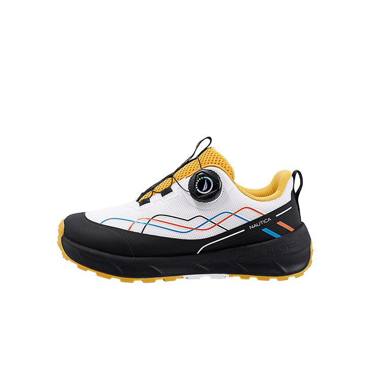 

NAUTICA Легкие амортизирующие низкие кроссовки для тренировок white purple kids'