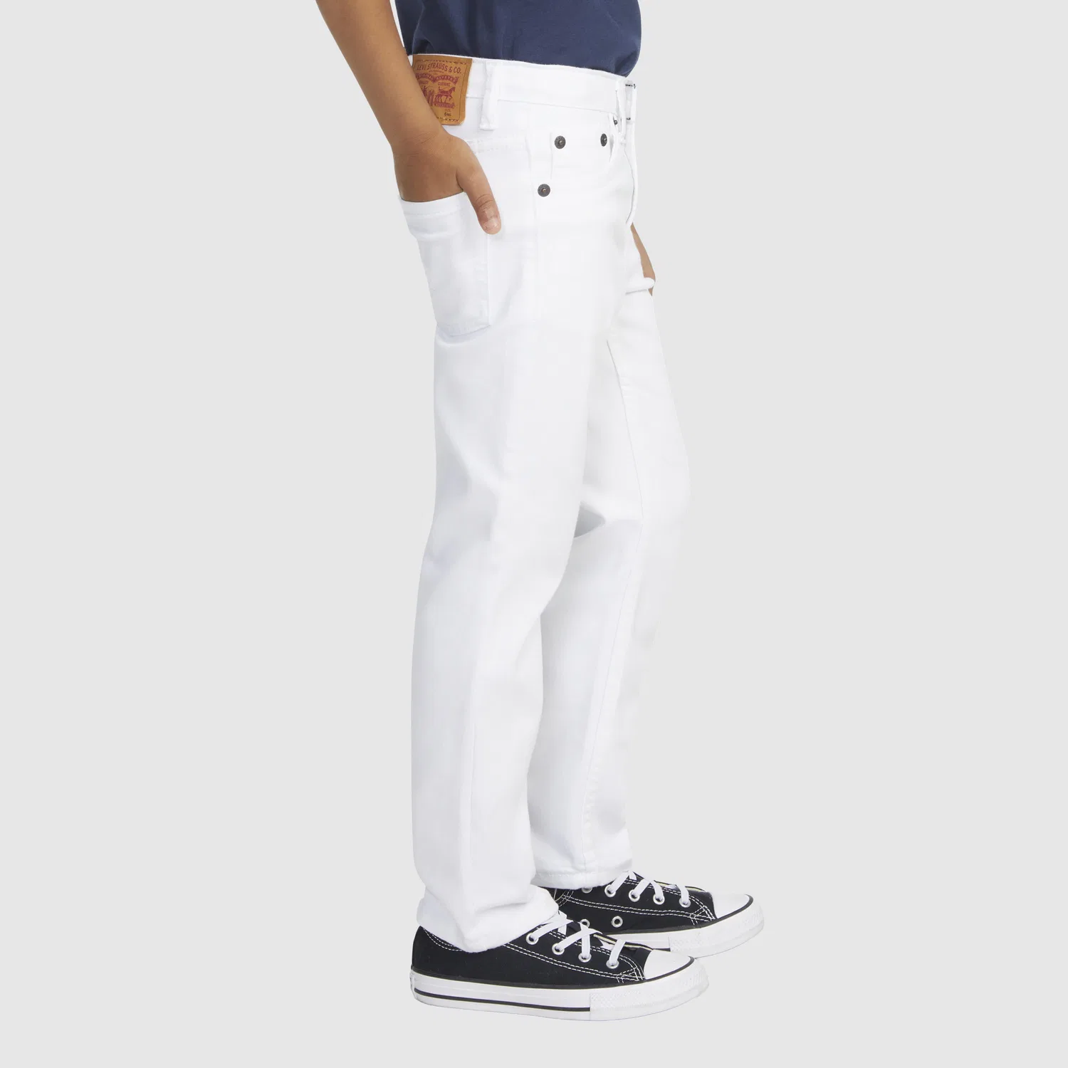 Джинсы 511 Slim Fit Eco Performance для мальчиков 4-7 лет Levi's, White — фото 3
