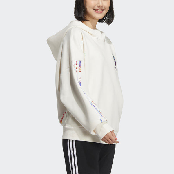 Толстовка с капюшоном neo cny Толстовка Adidas, белый — фото 4