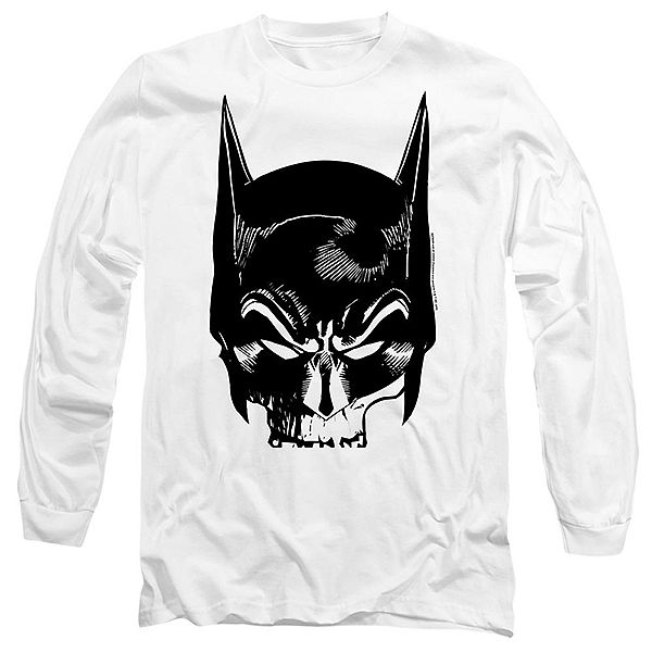 

Футболка с длинным рукавом Batman skull на белом Licensed Character