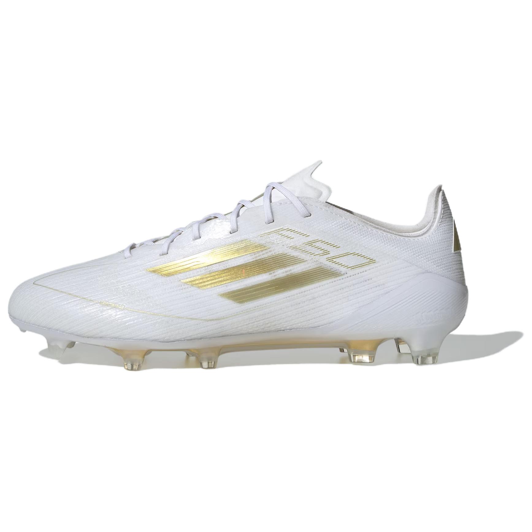 

Adidas F50 Elite FG Dayspark Pack в бело-золотом цвете, цвет White/Gold