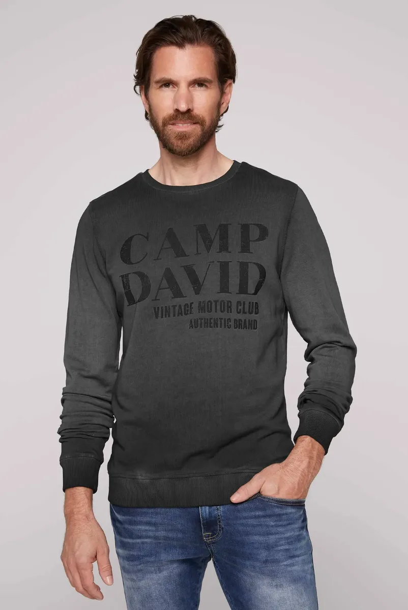 

Свитер CAMP DAVID, хлопок, черный