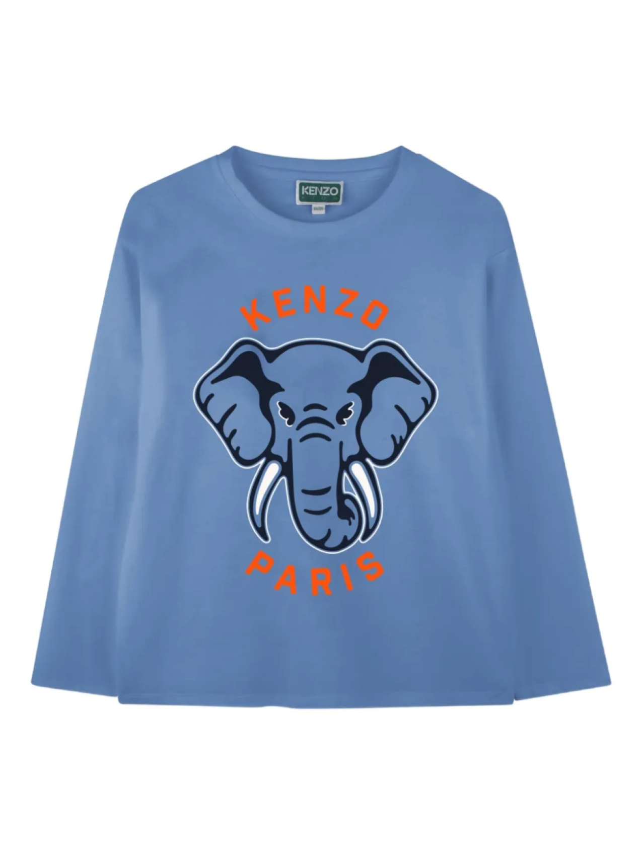 

Kenzo Kids футболка с длинными рукавами и принтом, синий