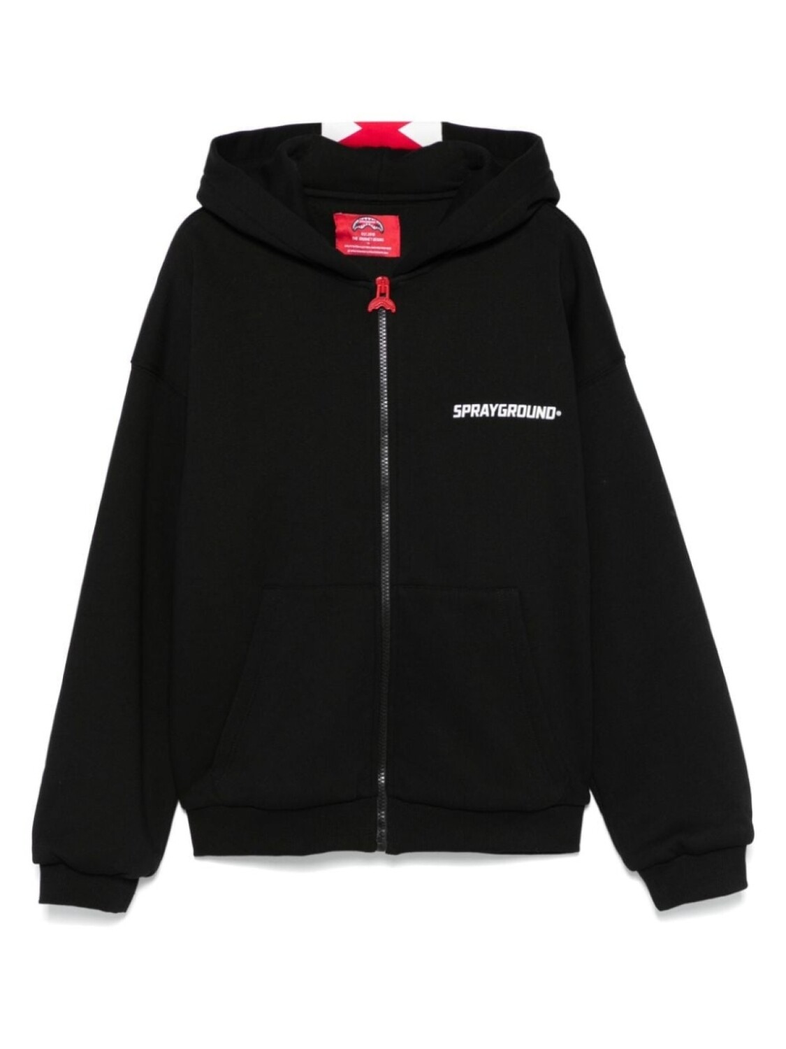 

Sprayground kid толстовка с капюшоном на молнии, черный
