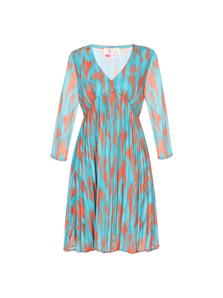 

IZIA Женское платье бирюзового многоцветного оттенка