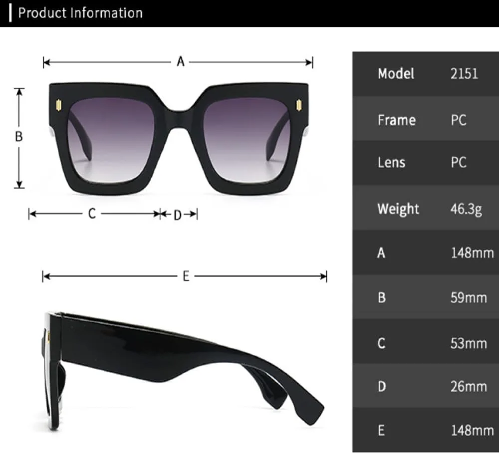 

Крупные квадратные солнцезащитные очки для женщин и мужчин в винтажном стиле. Популярные солнцезащитные очки с защитой от УФ-излучения UV400 LVTFCO, Blue