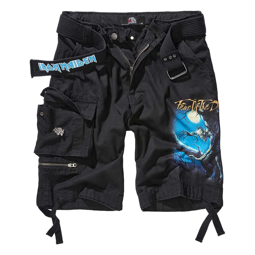 

Шорты Brandit Iron Maiden Savage Fear Of The Dark, черный