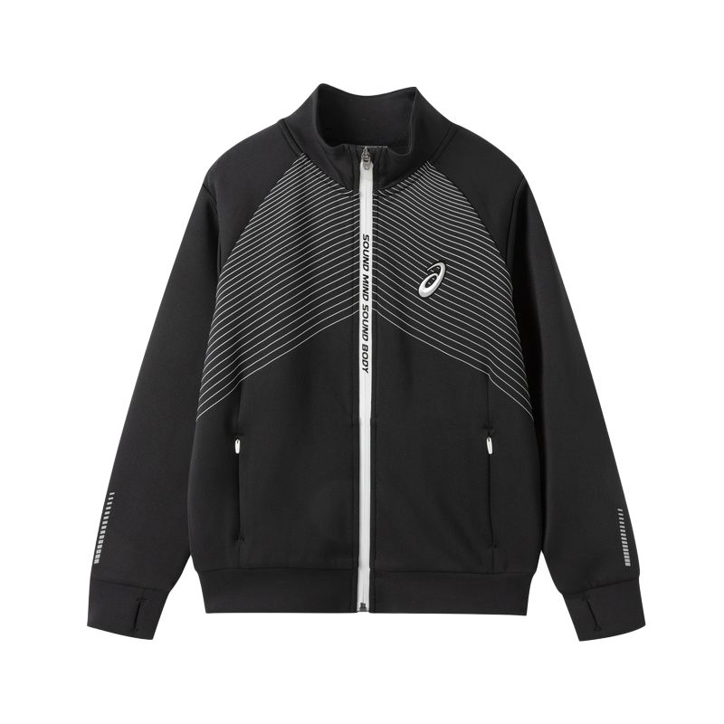 

Куртки и пальто черные для подростков Asics, 001 Черный