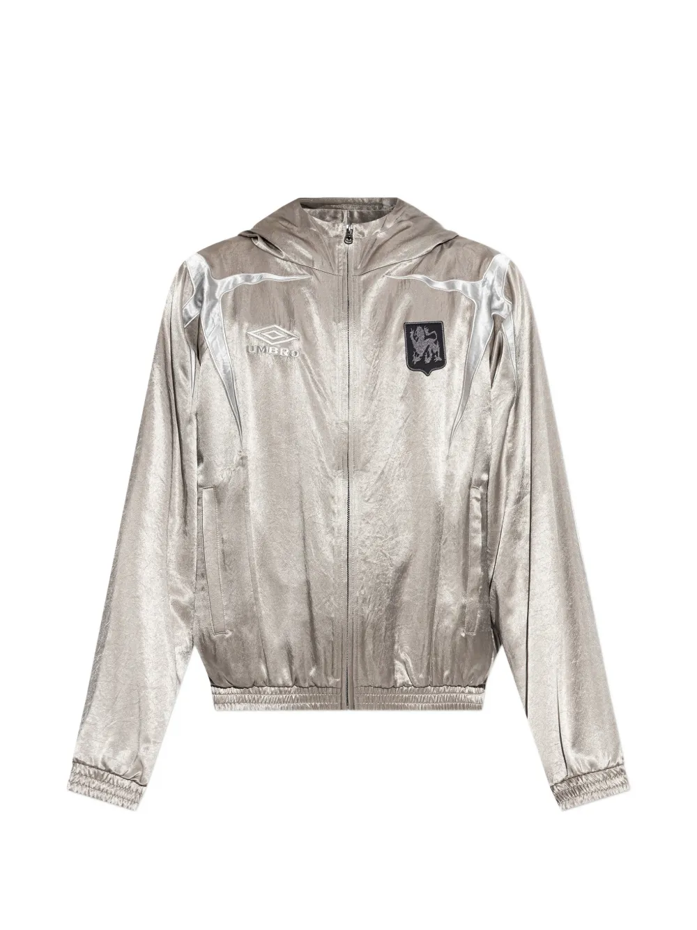 

Худи с нашивкой-логотипом Umbro, серебряный