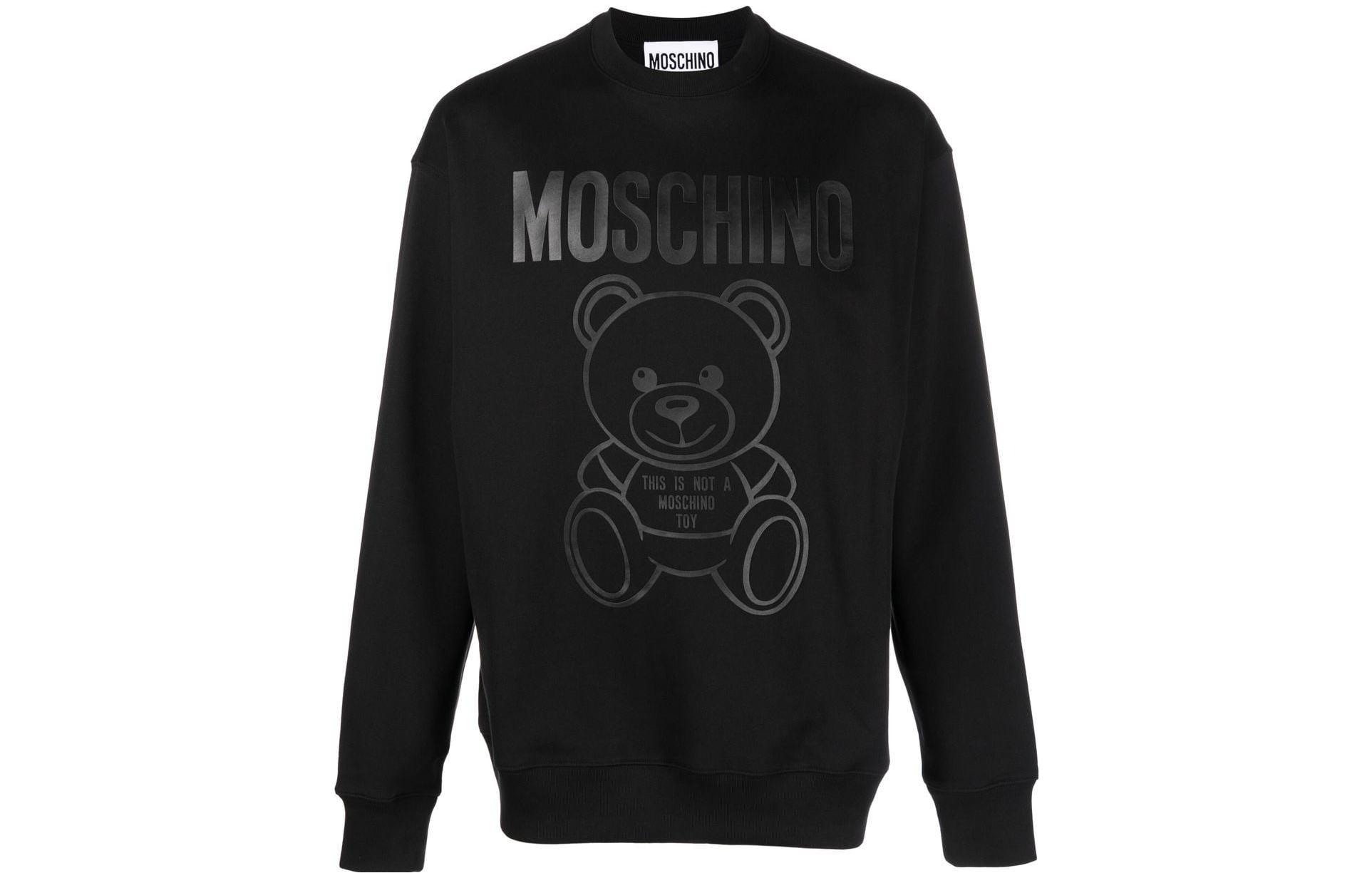 

Логотип Детализированный Свитшот MOSCHINO, Черный