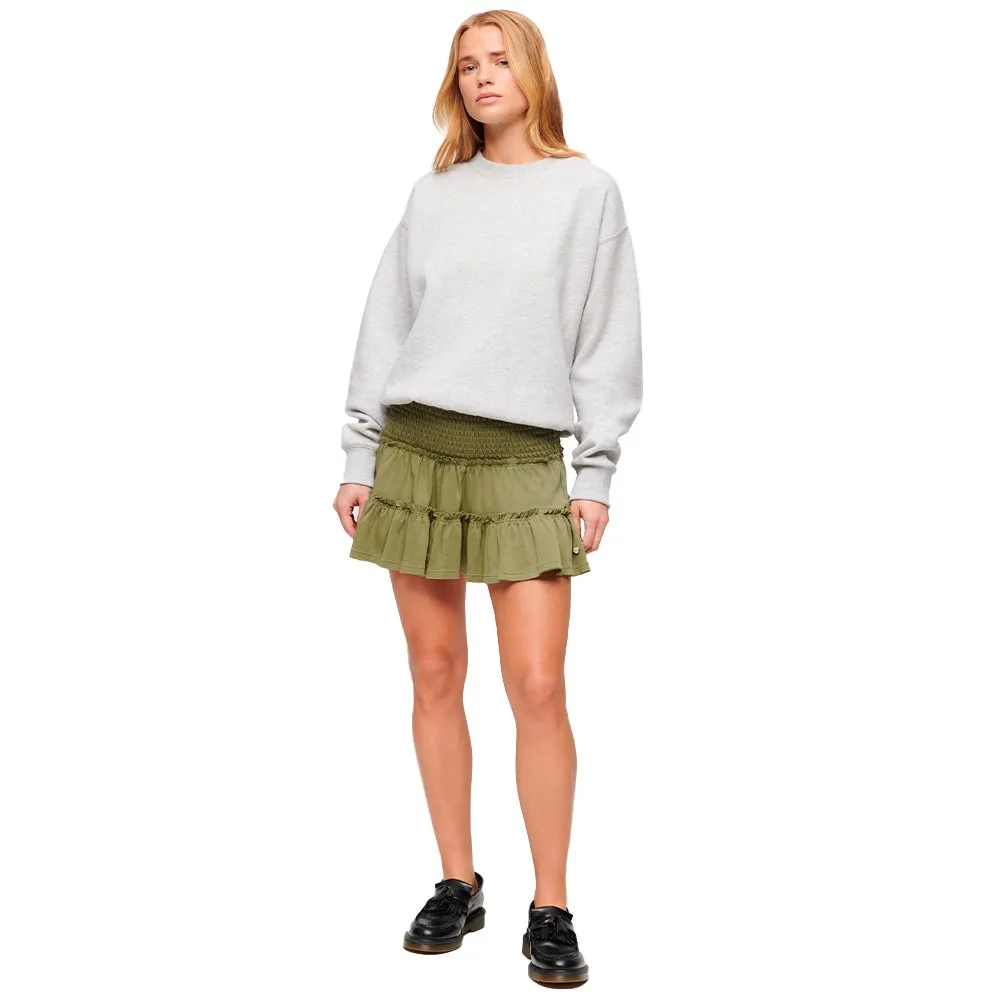 

Юбка Superdry Tiered short skirt, зеленый