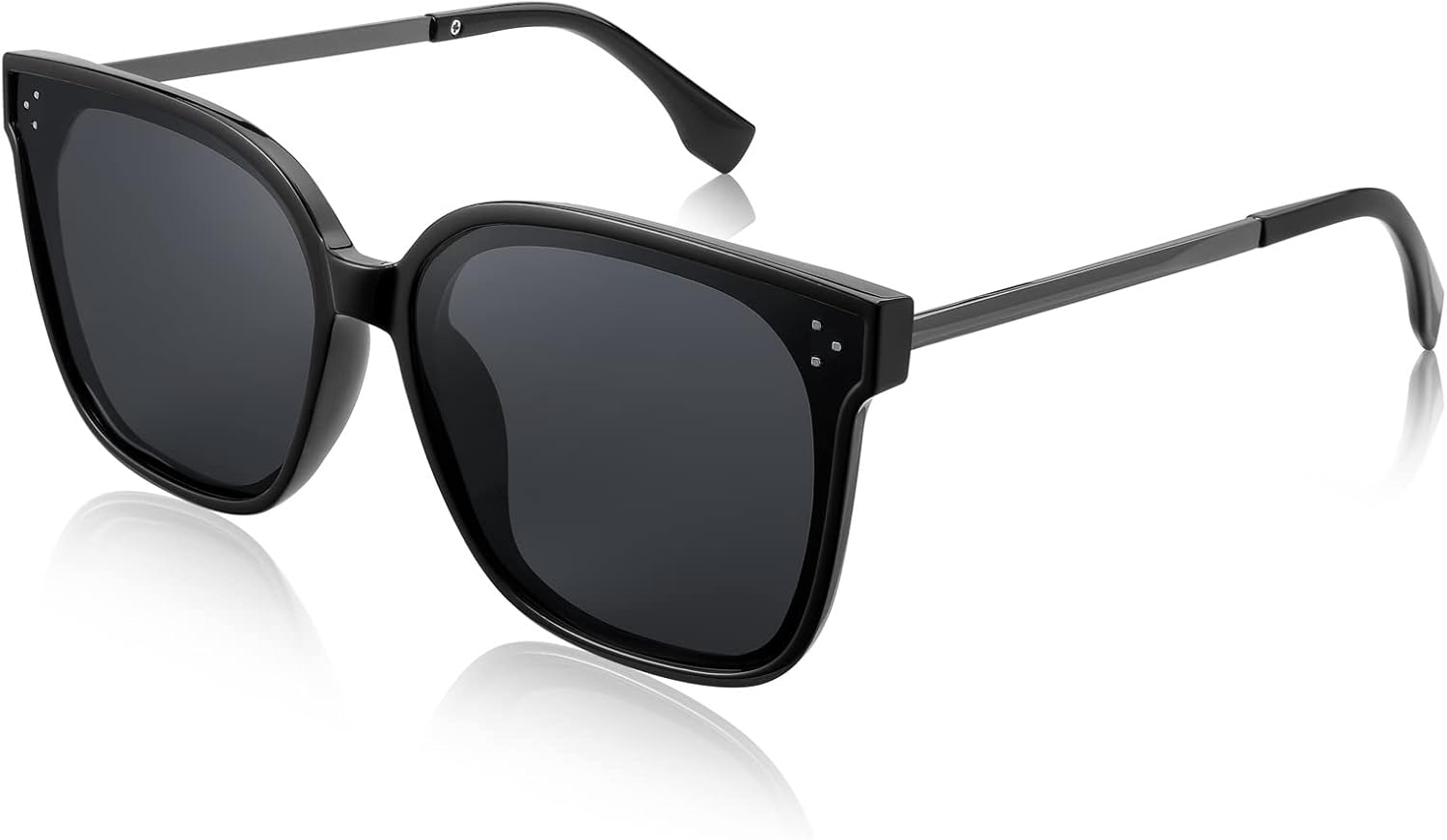 

Женские солнцезащитные очки FEISEDY, большие квадратные поляризованные солнцезащитные очки в стиле ретро, ​​модные солнцезащитные очки UV400 B2901, 001 Black| Grey Lens