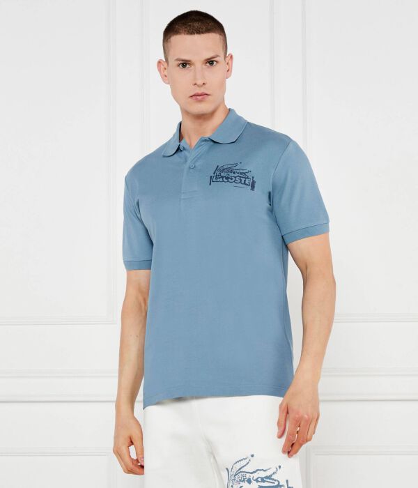 

Рубашка поло Classic fit Lacoste, бирюзовый