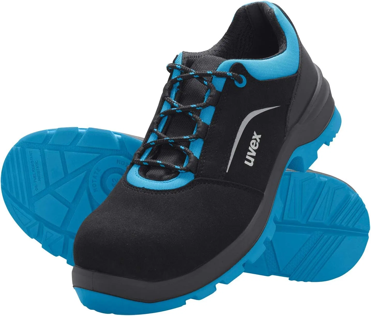 Рабочие ботинки Uvex 2 Xenova - Спортивные защитные ботинки Sporty S2 для мужчин, Blue Black