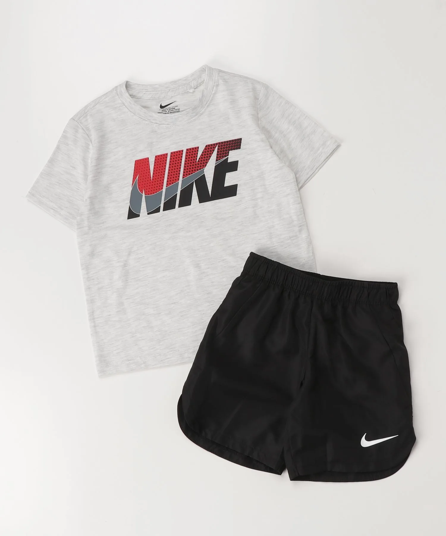 Детский набор Nike NKB B NK WOVEN SHORT SET светлый серый
