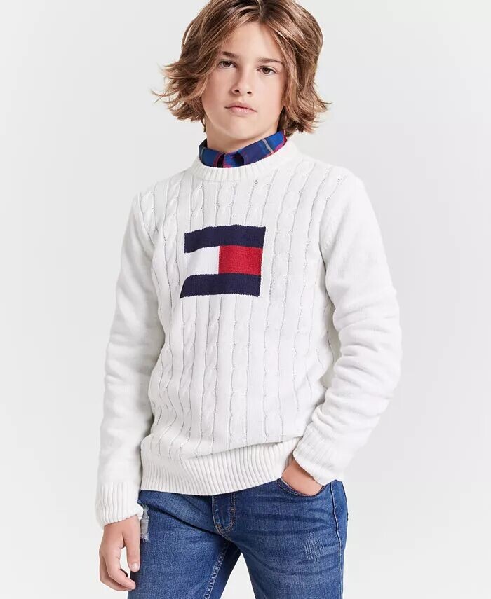 

Свитер с флагом для малышей и маленьких мальчиков Tommy Hilfiger