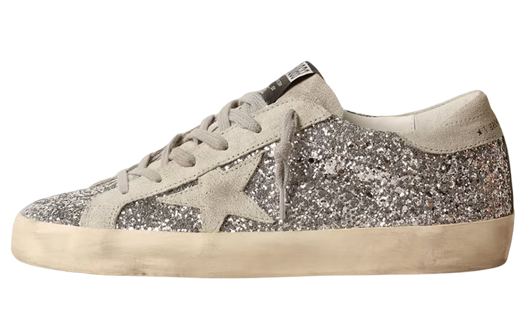 

Кроссовки Golden Goose Super-Star, серебряный, Серый, Кроссовки Golden Goose Super-Star, серебряный