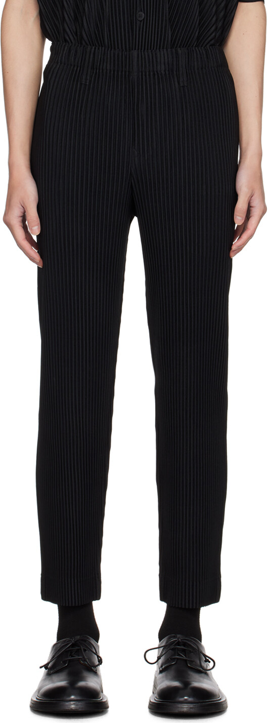 

Базовые брюки HOMME PLISSe ISSEY MIYAKE, черный