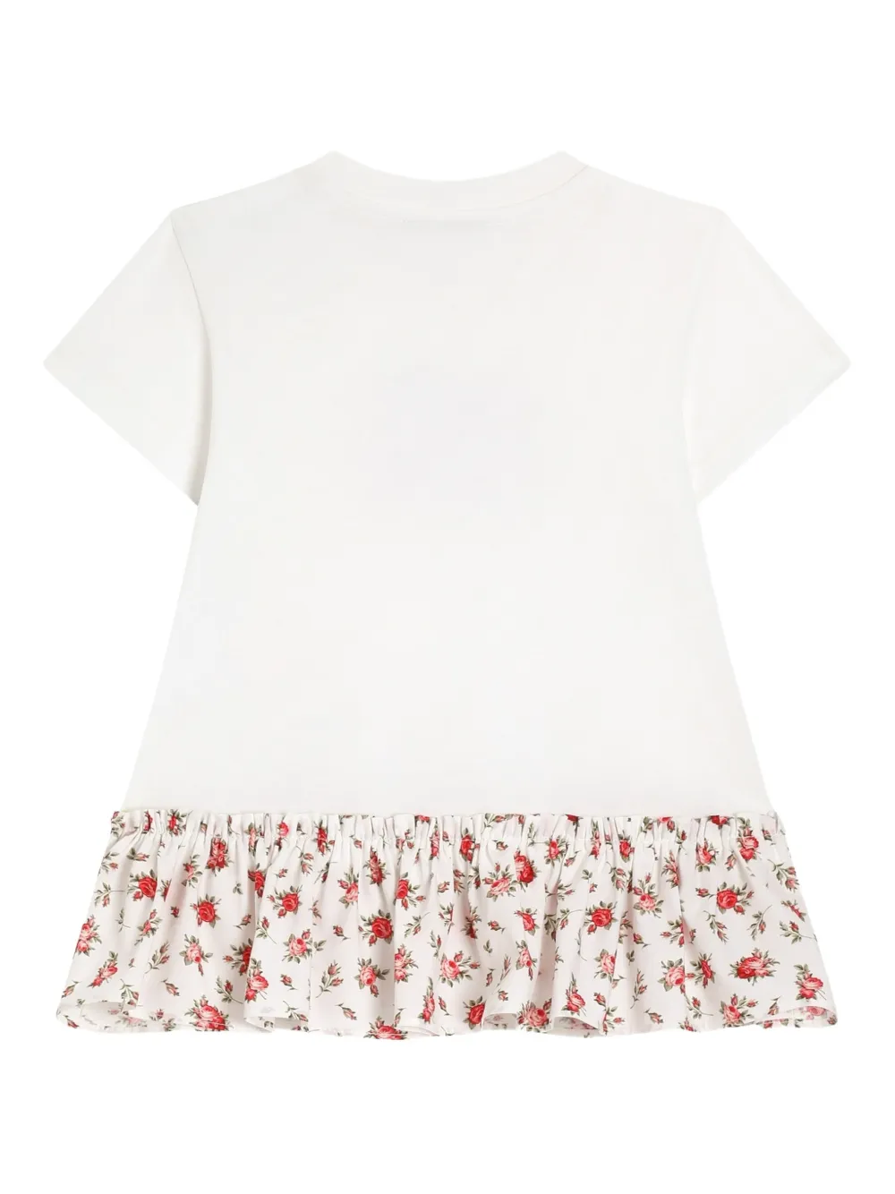 Платье с цветочным узором Dolce & Gabbana Kids, белый — фото 2