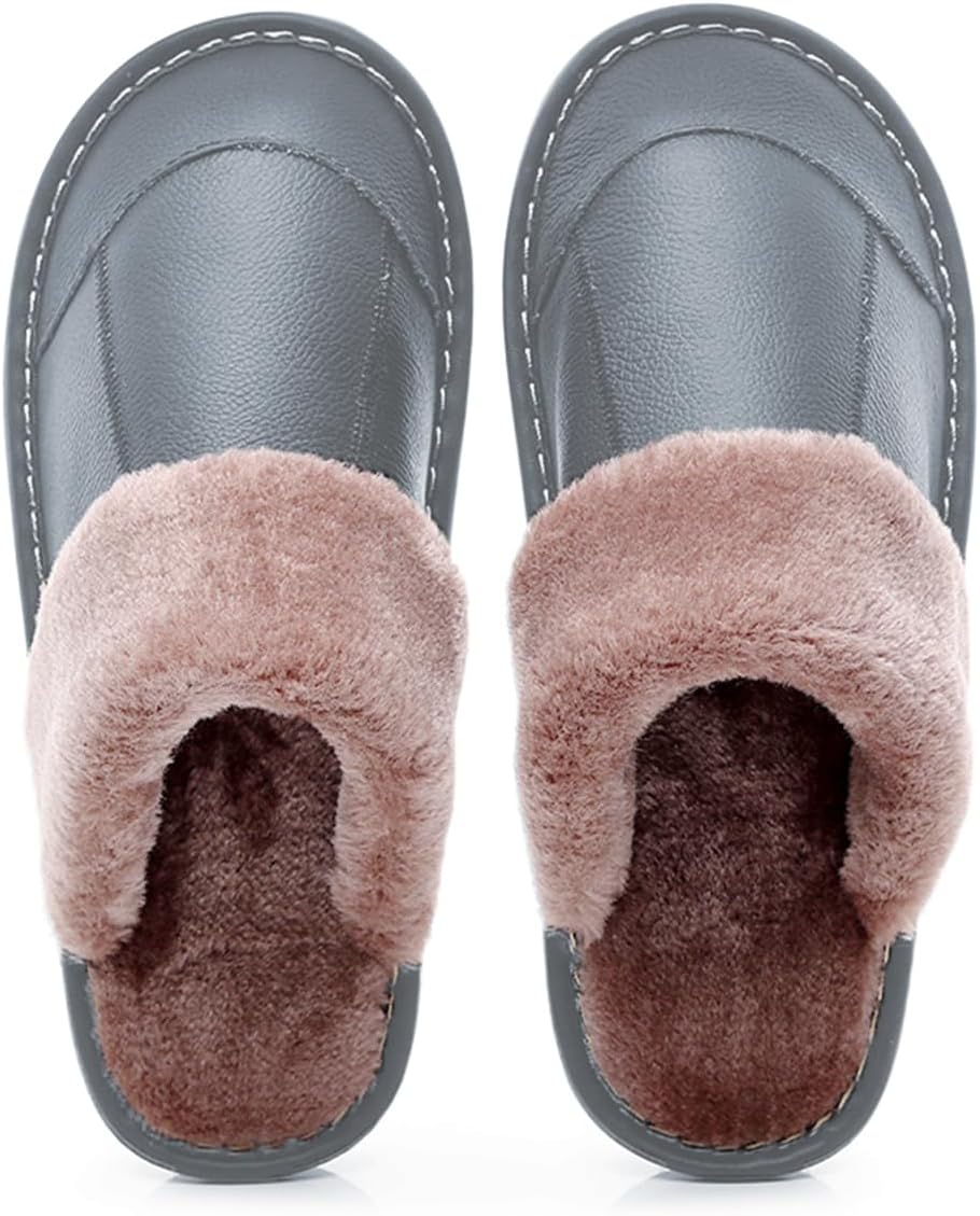 

Домашние тапочки Cliont для женщин и мужчин с мемори-пеной, удобные, теплые и нескользящие, серый