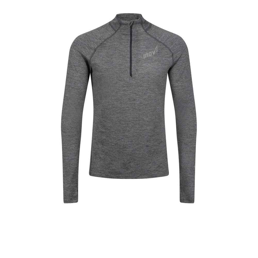 

Спортивный топ Inov8 Train Elite Mid Long Sleeve Half Zip Running, серый