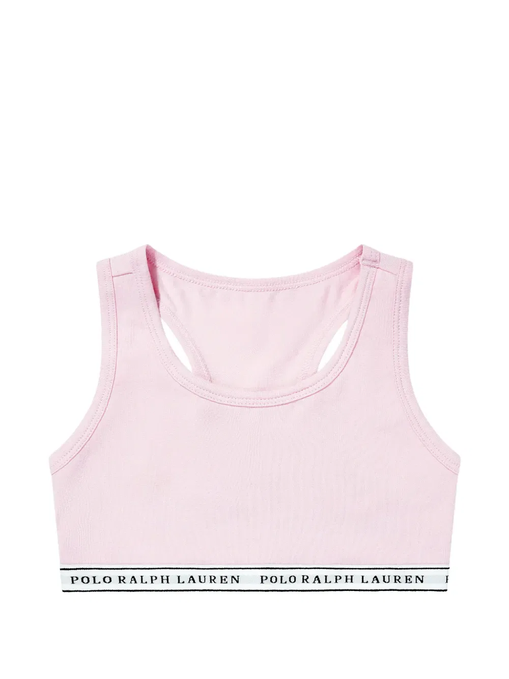 Бюстгальтеры-топы с логотипом (комплект из двух штук) Polo Ralph Lauren Kids, белый — фото 4