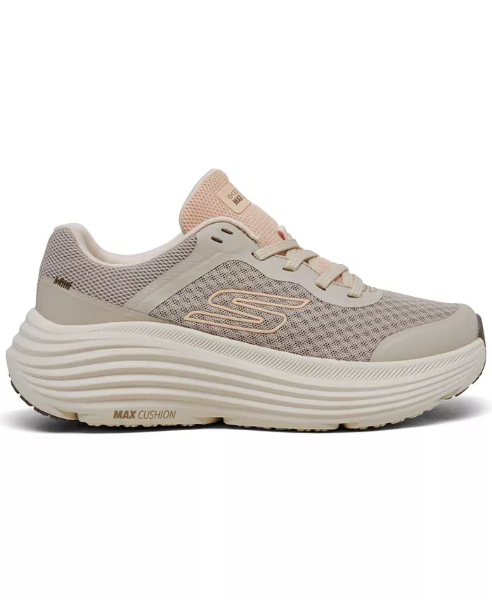 Женские беговые кроссовки Max Cushioning Endeavour Skechers, коричневый/бежевый — фото 2