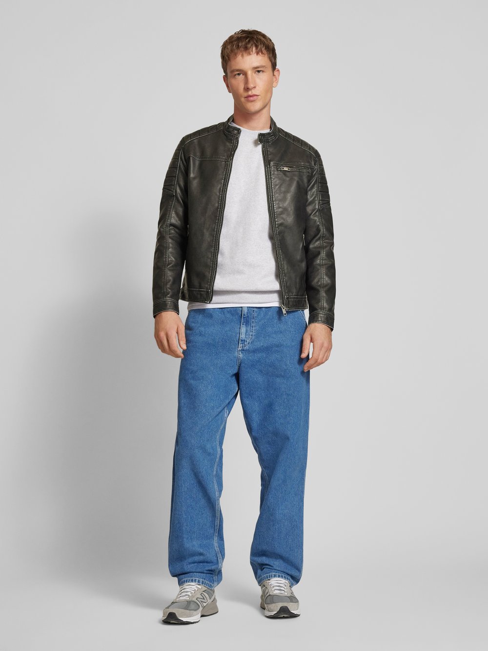 

Куртка на молнии модель 'ROCKY' Jack & Jones, черный