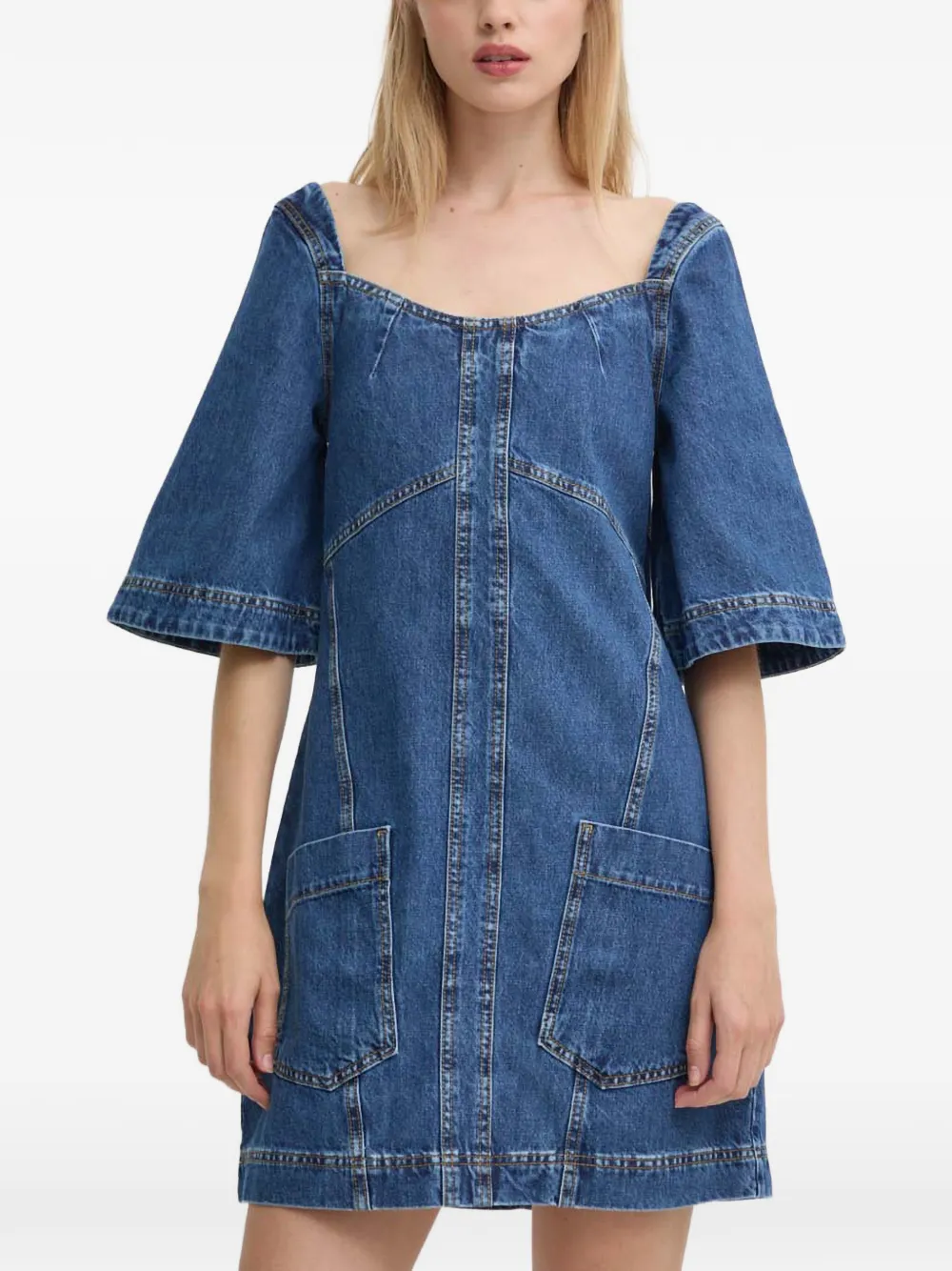 

Джинсовое мини-платье Stine Goya, синий