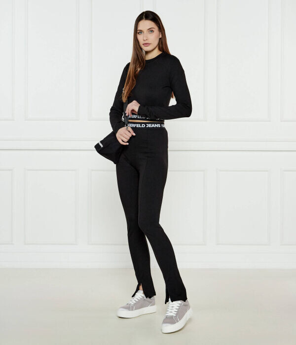 Кроссовки Pinko Yoko 11 с элементами кожи, серебряный — фото 2